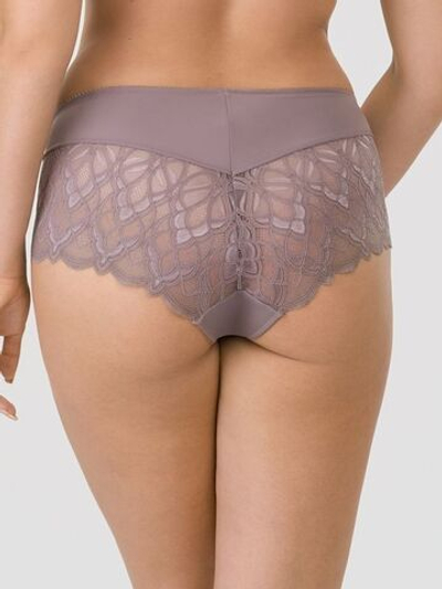 Трусы-шорты с резным кружевным краем сзади (Размер: 46) (Цвет: фиолетовый)