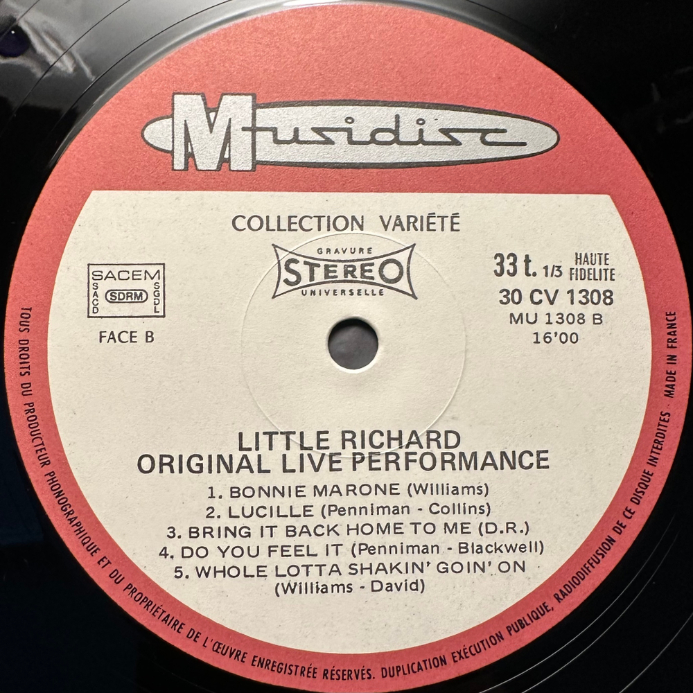 Little Richard - Original Live Performance (Франция)