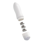 Фиолетовый двухсторонний фаллоимитатор 35см с вибропулей ToyFa Basic 882023