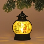 Сувенир с подсветкой «Лампа - Дедушка Мороз» 7*4*13 см, Чёрный