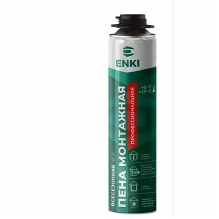 Профессиональная монтажная пена Enki всесезонная 65