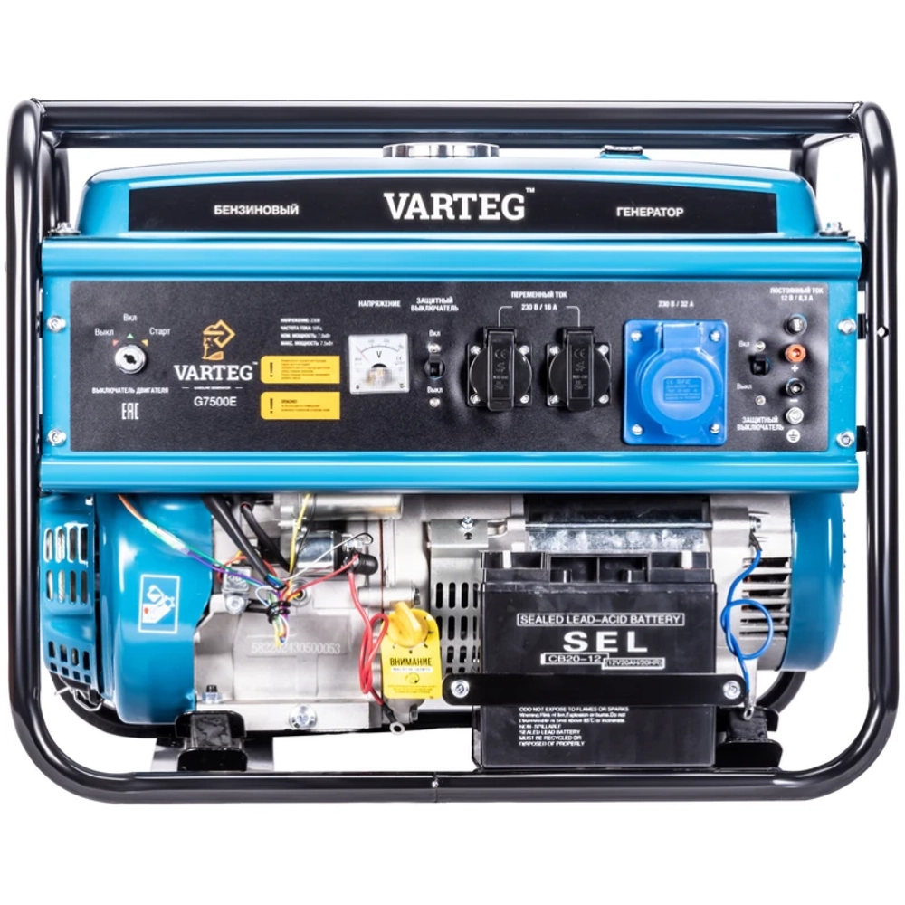 VARTEG G7500E бензиновый генератор 5822