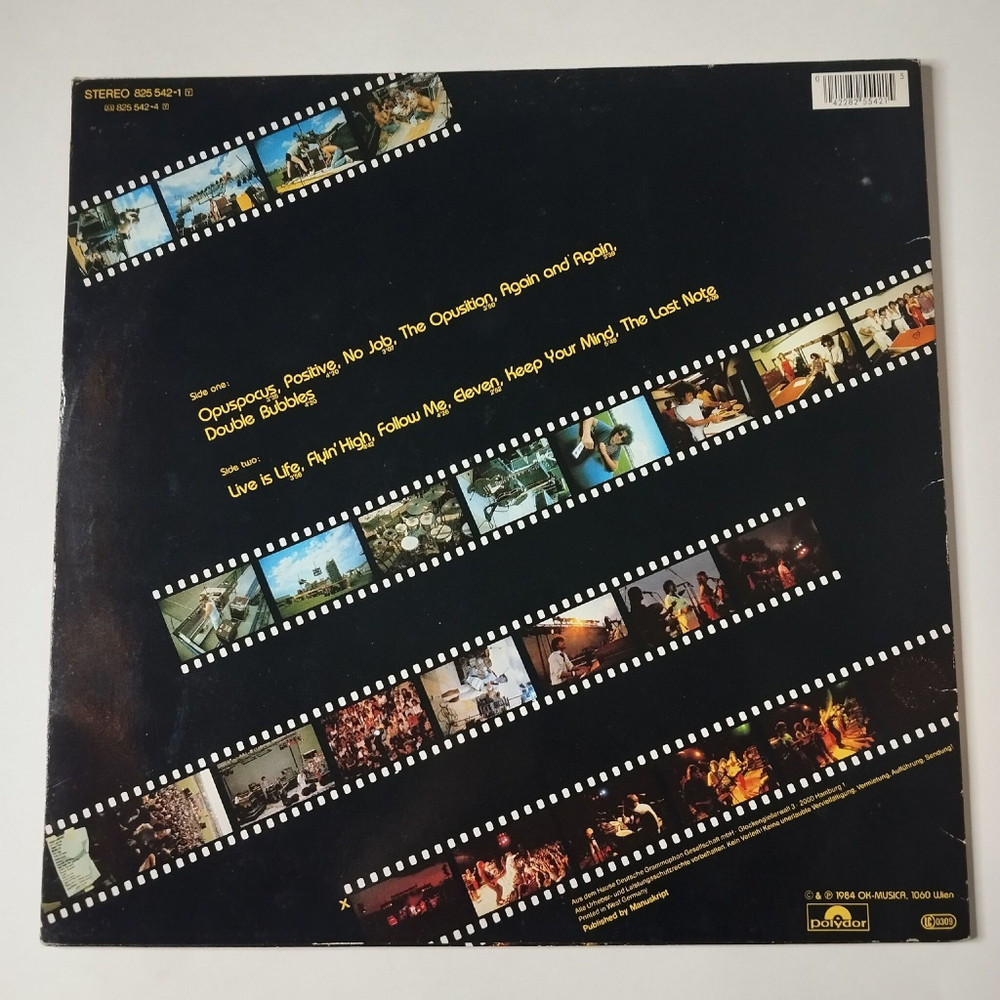 Винтажная виниловая пластинка LP Opus Live Is Life (Germany 1984)