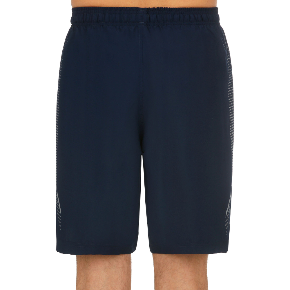 Мужские теннисные шорты Under Armour Woven Graphic Shorts Men - Dark Blue, Silver