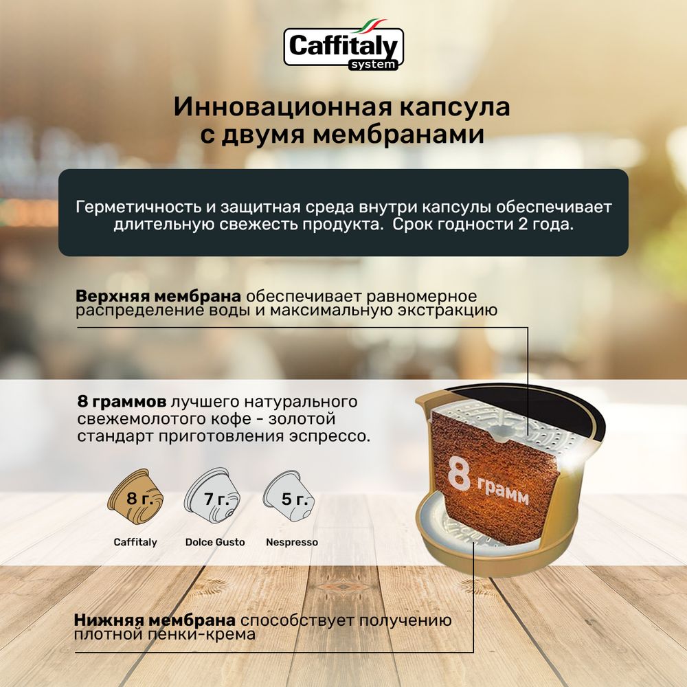 Кофе в капсулах Caffitaly Best Origins Brasile