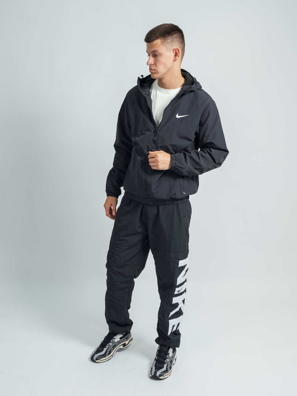 Костюм Nike флис #103 (черн.)