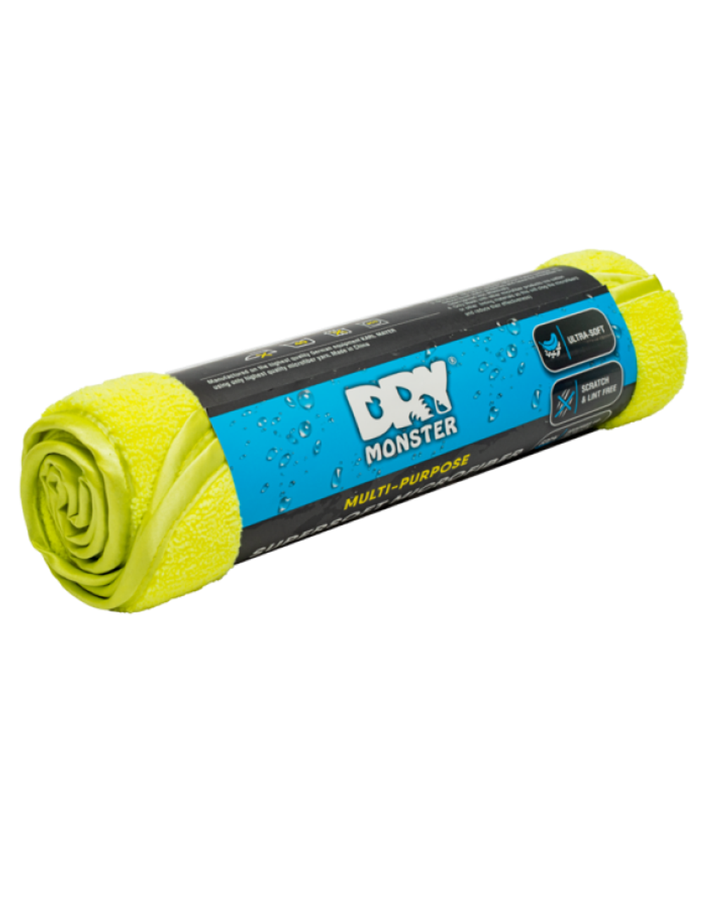 Dry Monster Полотенце для сушки (жёлтое) Drying Towel 380гр 80x60см DM6080Y