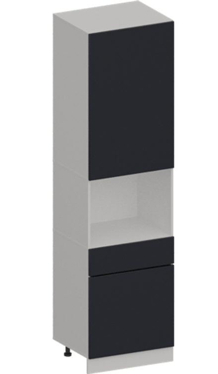 Кухня Модуль ШП1Я 600М Графит / Индиго