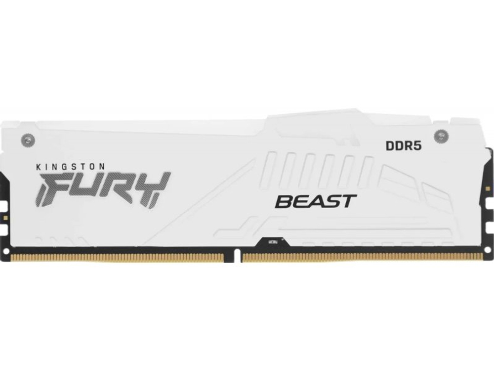 Оперативная память Kingston Fury Beast White AMD RGB KF560C36BWEAK2-64, DDR5 2х 64ГБ 6000 МГц, DIMM, RTL