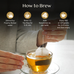 VAHDAM India, Infusions, травяной чай, мята колосистая, без кофеина, 100 пакетиков для заваривания, 120 г (4,23 унции)