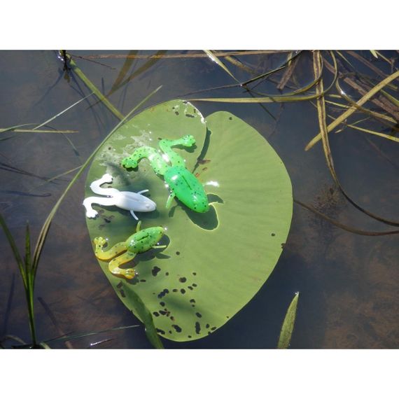 Лягушка несъедоб. Helios Crazy Frog 3,55"/9,0 см Green Lime 50шт. (HS-23-010-N)