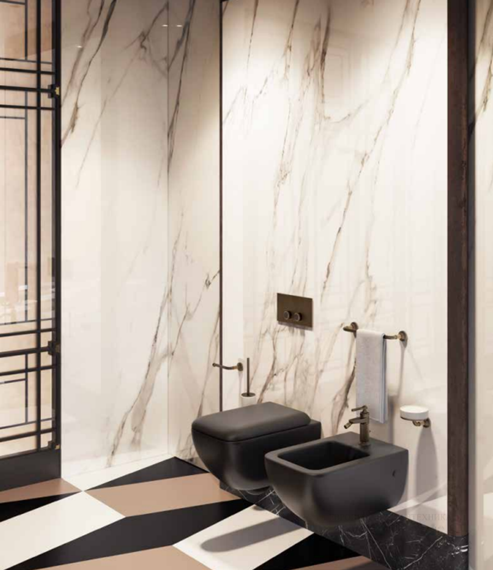 Бумагодержатель Gessi Venti20, без крышки, цвет Warm Bronze PVD