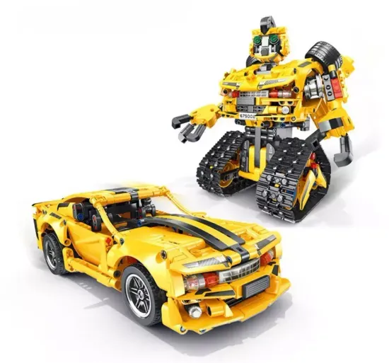 Конструктор "Creator Robot "  Робот Трансформер Бамблби на дистанционном управлении 2 в 1, 901 деталь