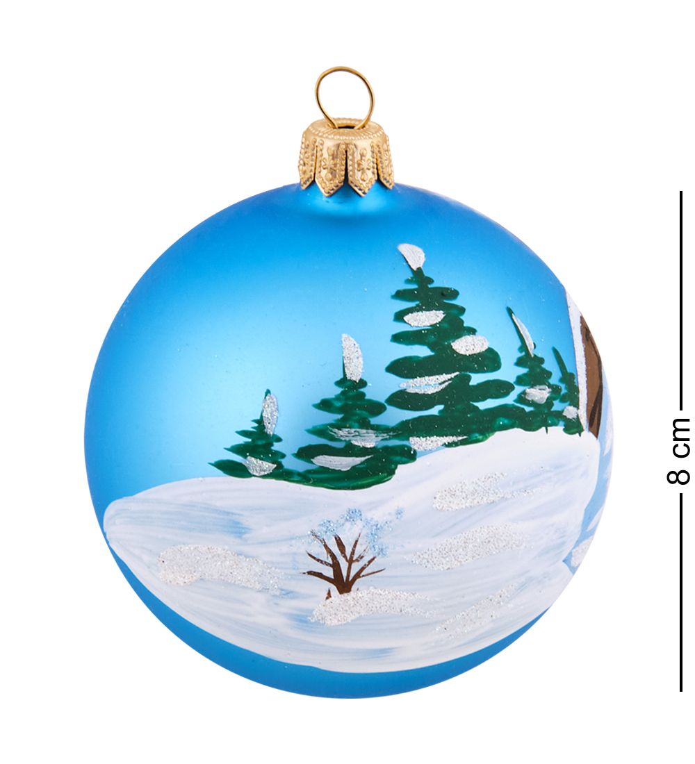 Элита НФШ-1661/1 Ел.украшение Шар «Мостик» 80 мм