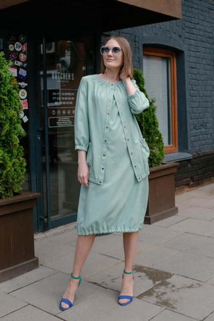 Блузка 2905ШЕ, мятный #259Мб092905ШЕ