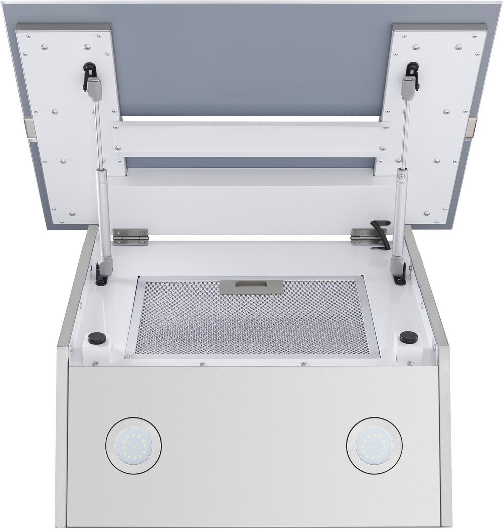 Кухонная вытяжка MAUNFELD Mersey 60 белый\вставка сатин фото 8