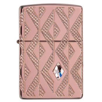 Зажигалка Zippo Armor Geometric Diamond Pattern Design (49702)
