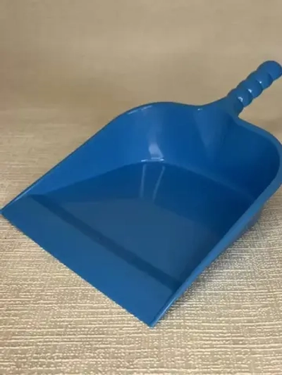 Совок для мусора, с ручкой синий (Интерм)