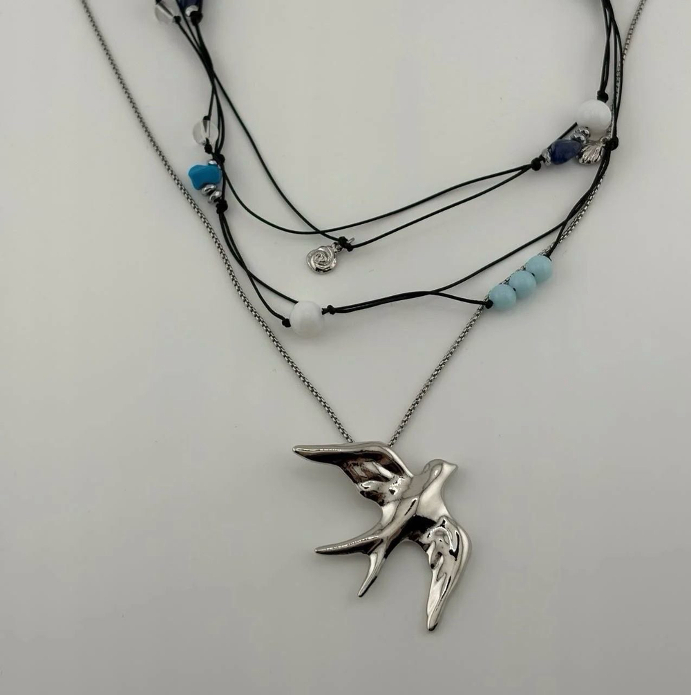 Ожерелье нежные птицы