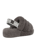 Ugg Fluff Yeah Slide-Grey