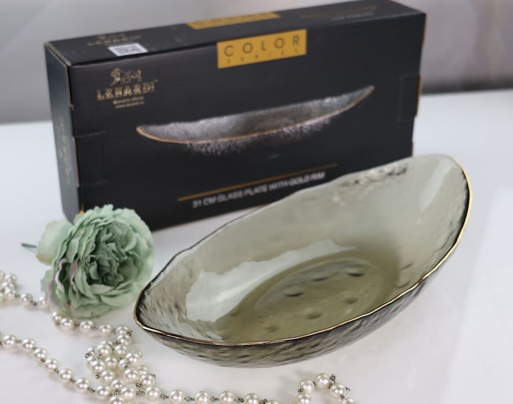 Lenardi 588-578 Блюдо 31х14,5х7см в под.уп.(х12)Стекло