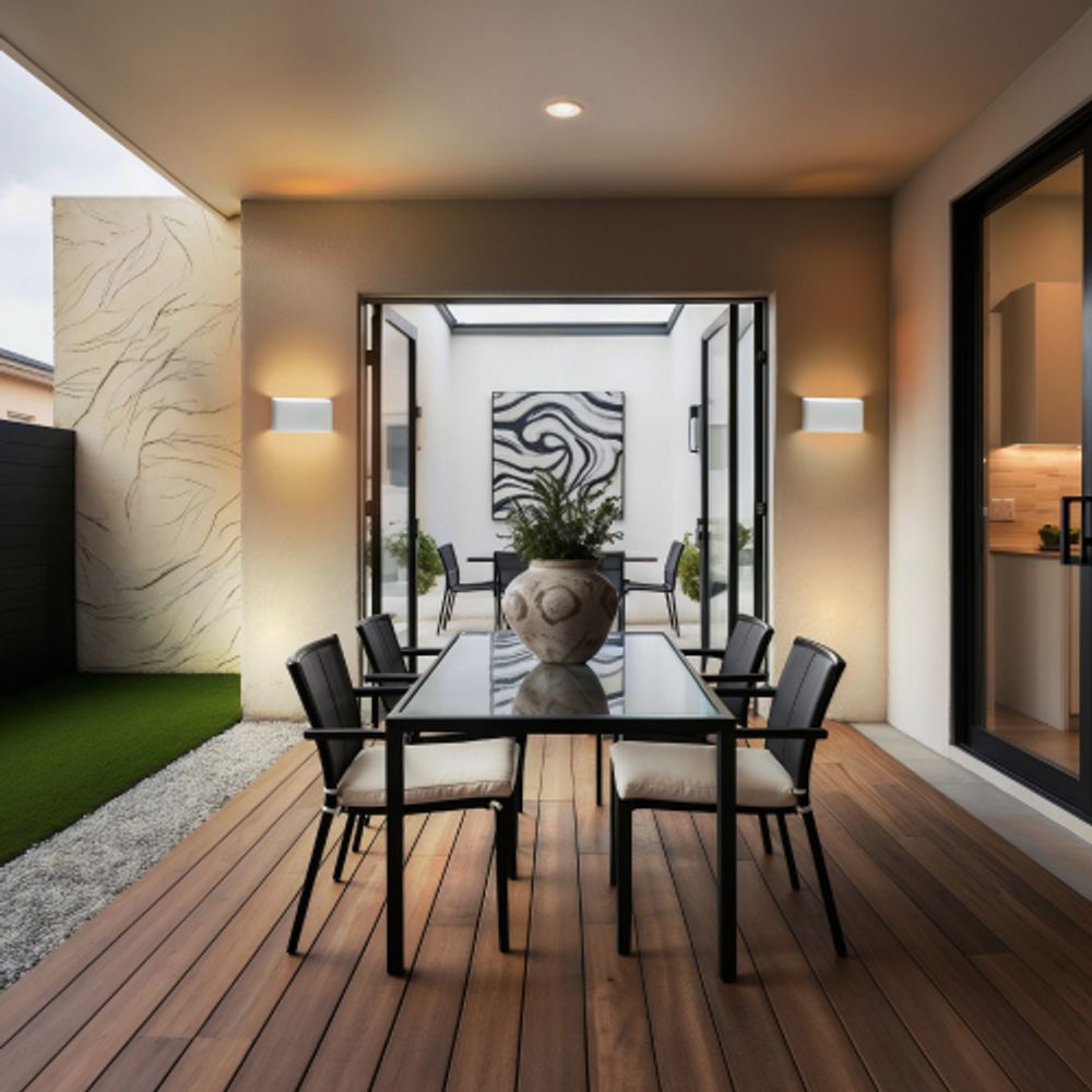 Светильник накладной светодиодный ЭРА WL41 WH 10Вт 3500К IP54 белый для интерьера и фасадов зданий | Фасадная декоративная подсветка