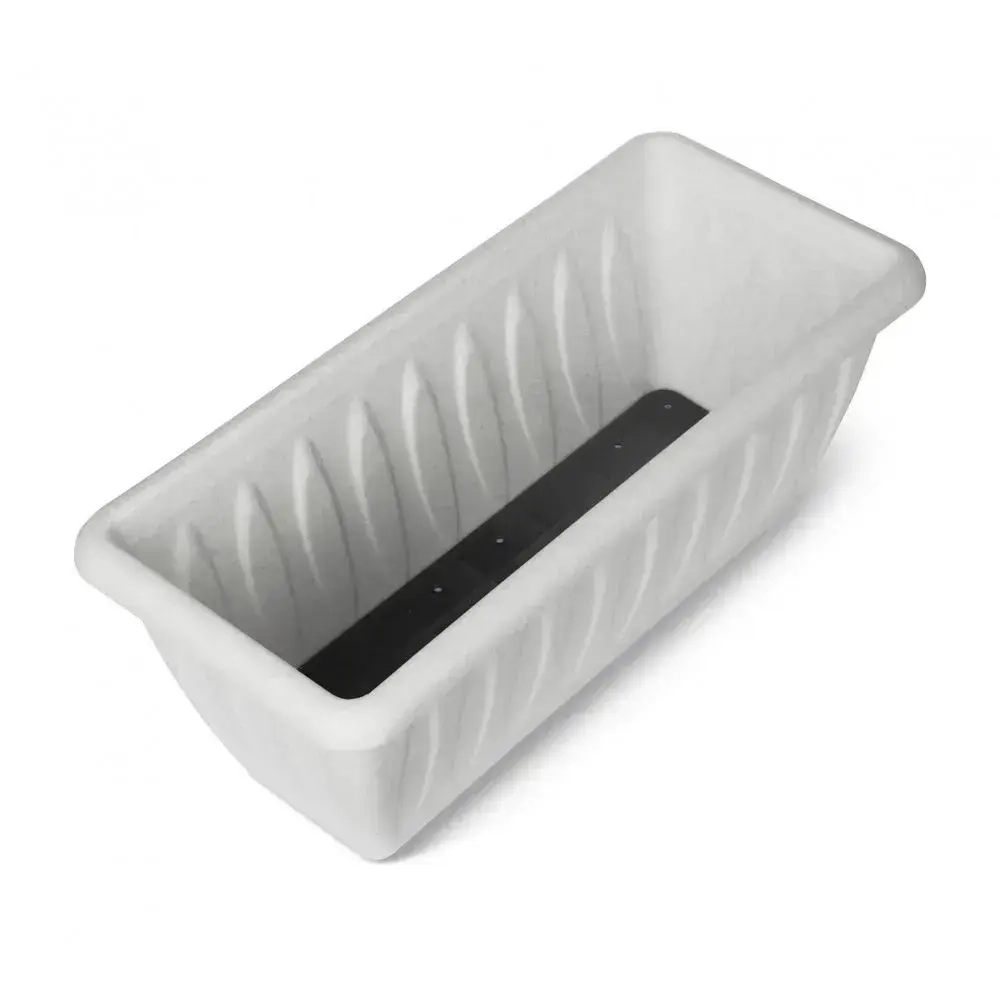 Ящик для растений Фелиция 40см с дренажной решеткой мрамор С186-05-МРА (комплект 9 шт)