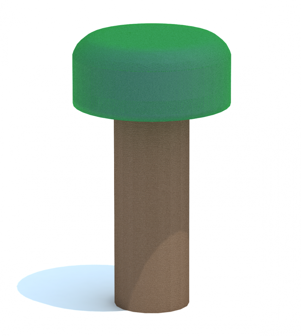 Резиновая фигура 3D Грибочки для детских площадок