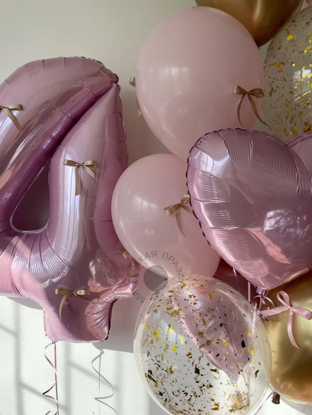 "Облако нежности" (набор из 10 шаров) №2170  Изображение2