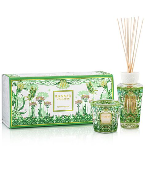 Tomorrowland, набор аромадиффузор и свеча My first Baobab, Baobab Collection