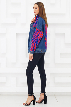 LIGVIANNI Джинсовая куртка Denim Jacket Zebra