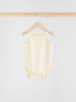 Боди без рукавов для малышей Next E58-045, 5 шт., Бежевый