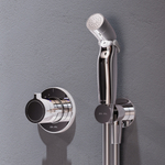 Смеситель с термостатом, монтируемый в стену с гигиеническим душем AM.PM X-Joy F0H85A400