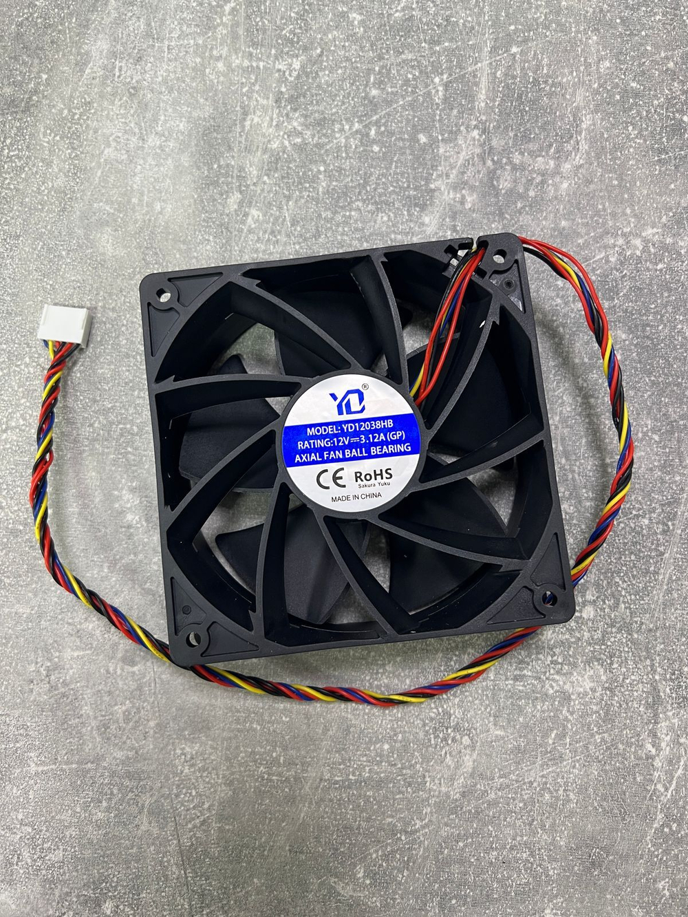 Кулер/вентилятор Axial Fan YD12038HB