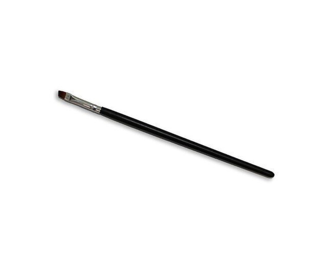 Кисть для геля скошенная в тубе №6