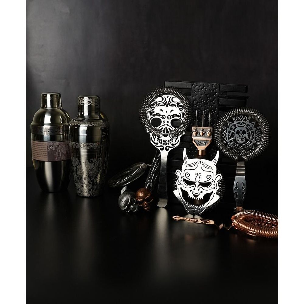 Стрейнер барный нерж. 22,3 см d 9,5 см Череп Skull B'Guys P.L.- Barbossa