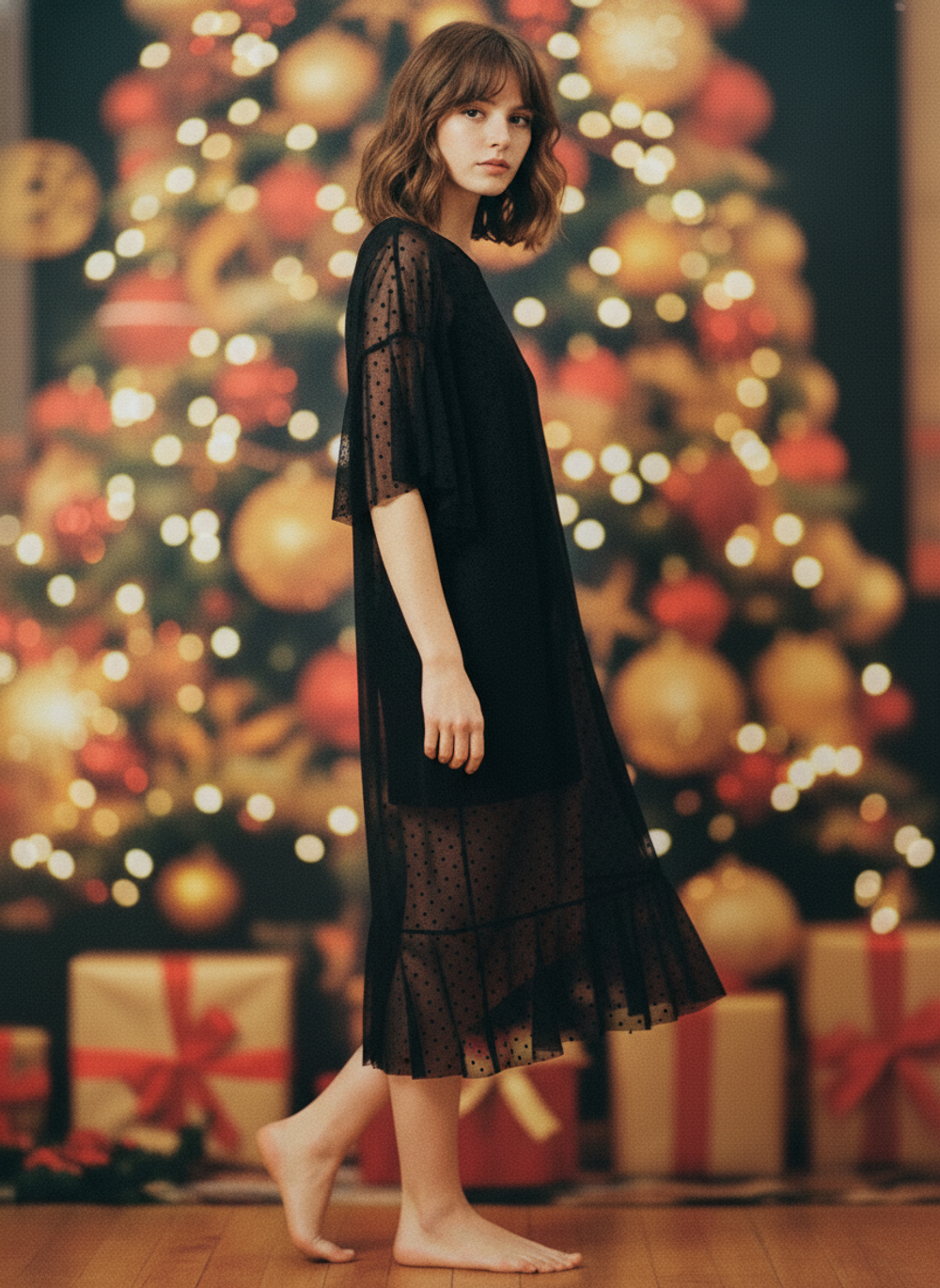 Платье Беседы под луной Черное