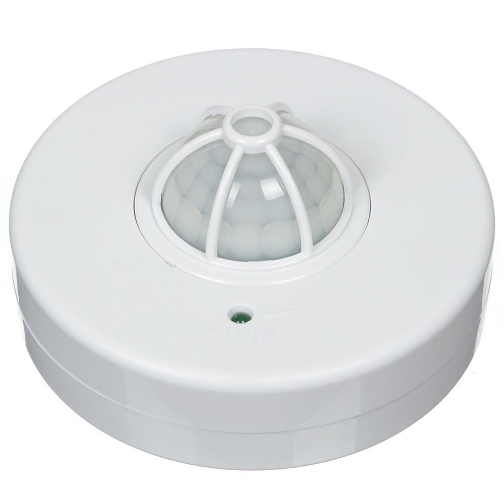 Датчик движения потолоч, 1100 Вт, 5-480 с, 2-8 м, 120, 360, IP33, 5+ лк, TDM, ДДП-01, SQ0324-0004