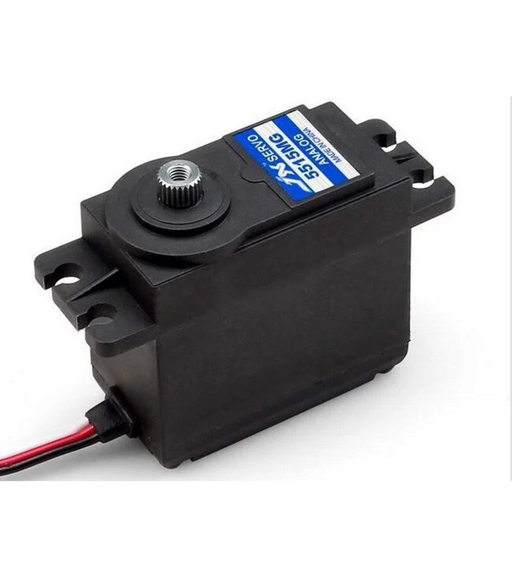 Цифровая сервомашинка JX Servo PDI-5515MG с металлическими шестернями для радиоуправляемых моделей, 55.6г, 15.32кг/см, 0.16с/60