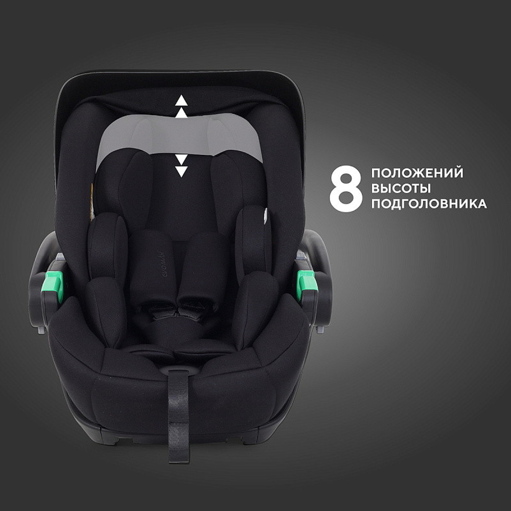 Детская коляска Rant Garda 3 в 1 с автокреслом Evomax Black Olive