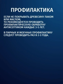 Антисептик для бани и сауны внутри/ обработка дерева для пола, стен, вагонки PROSEPT (Просепт) жидкая пропитка от плесени, грибка и гниения, бесцветная 5 л (арт. 016-5)