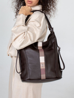 GERA Сумка-рюкзак женская через плечо, трансформер