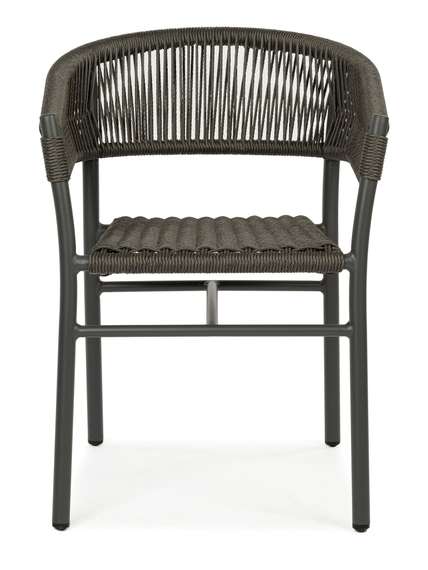 Стул Zayda, алюминий, ротанг