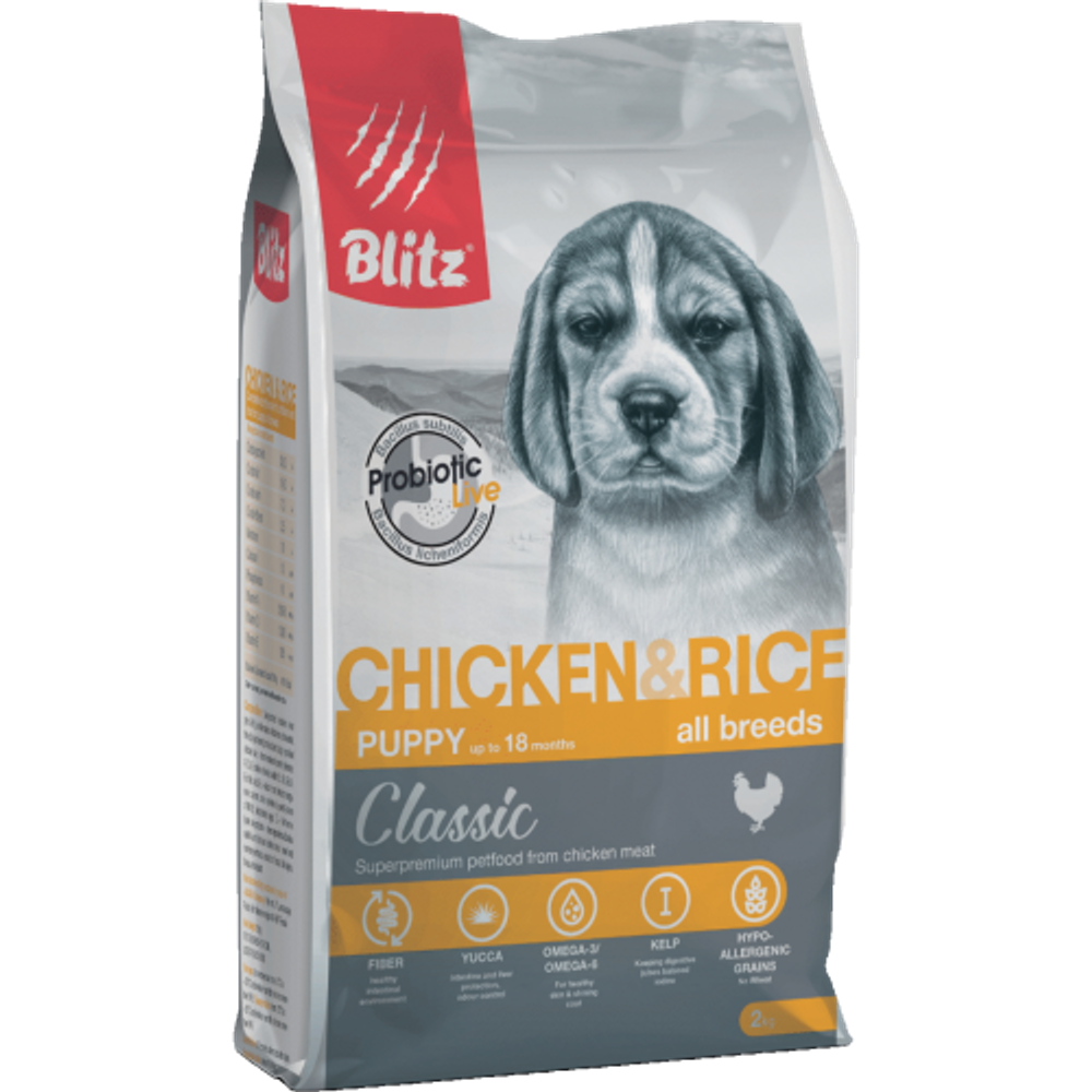 Blitz Classic Chicken & Rice Puppy All Breeds