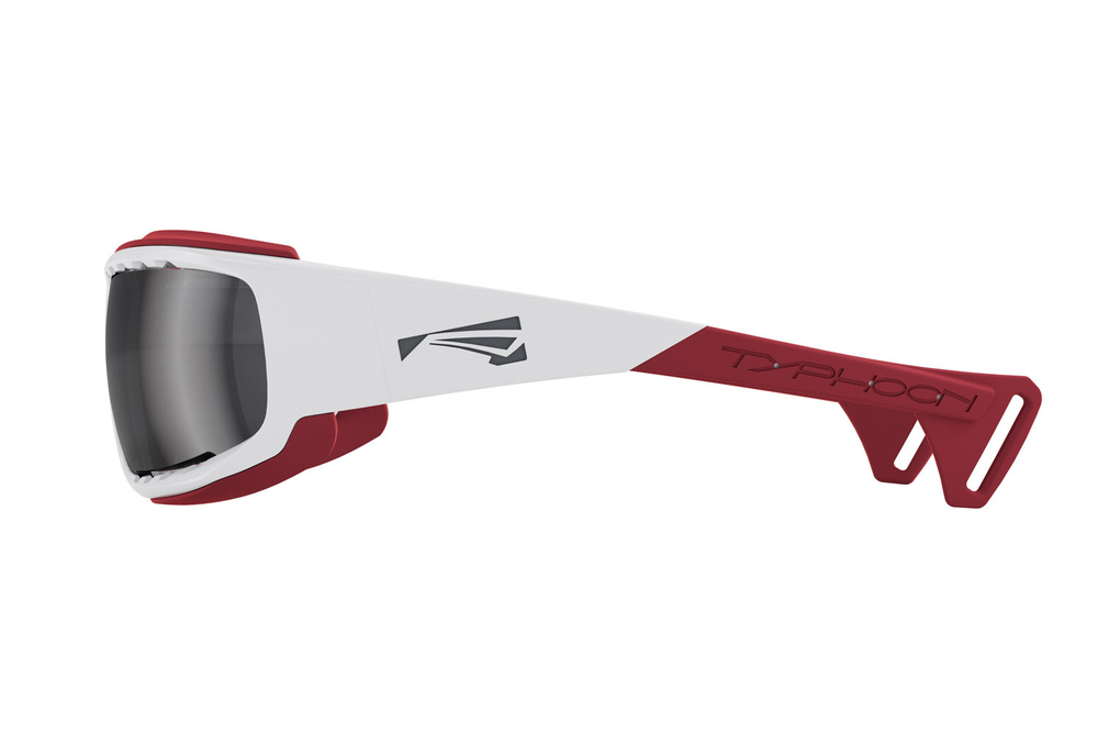 Спортивные очки LiP Typhoon / Gloss White - Red / Zeiss / PA Polarized / Methane Smoke