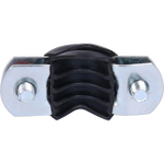 Хомут для труб двухвинтовой STOUT - 3/8" (15-19 мм, с гайкой)