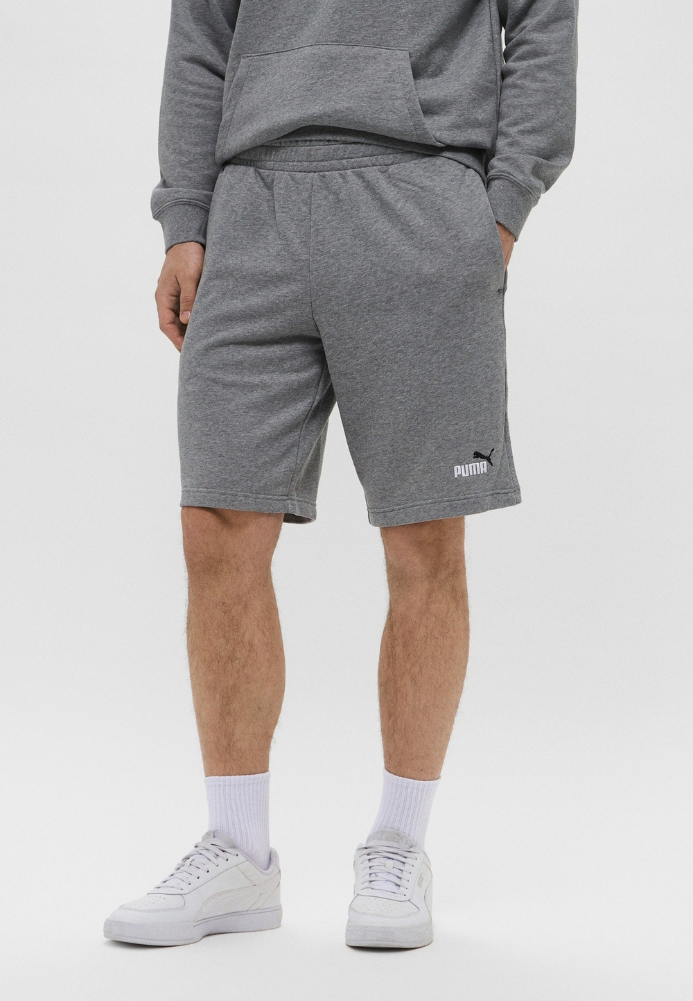 Шорты спортивные мужские PUMA ESS 2 COLOR No. 1 Logo Shorts 10" TR