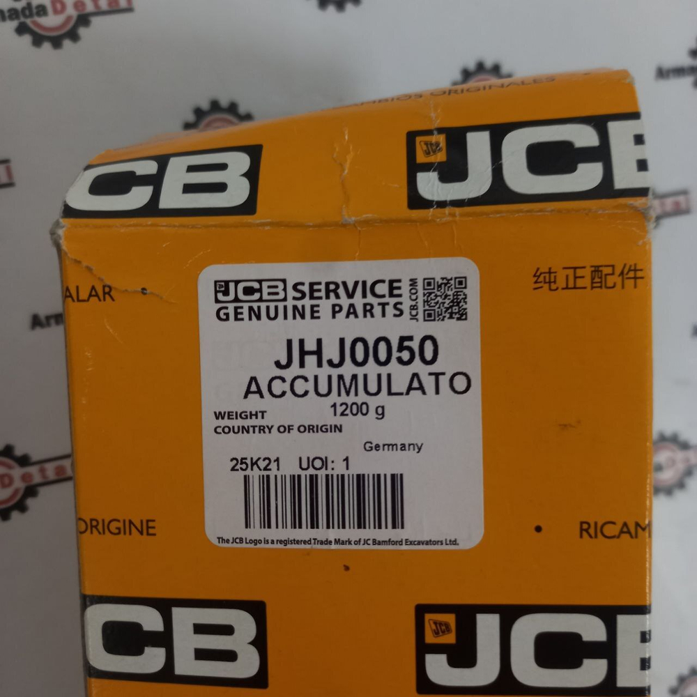 Гидроаккумулятор | JHJ0050 | JCB