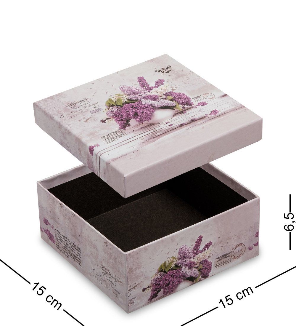 WG-23/1-A Коробка подарочная «Квадрат» цв.пудровый