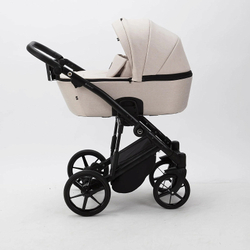 Детская коляска Adamex Mobi 2 в 1 M-TK20 Светло-бежевый